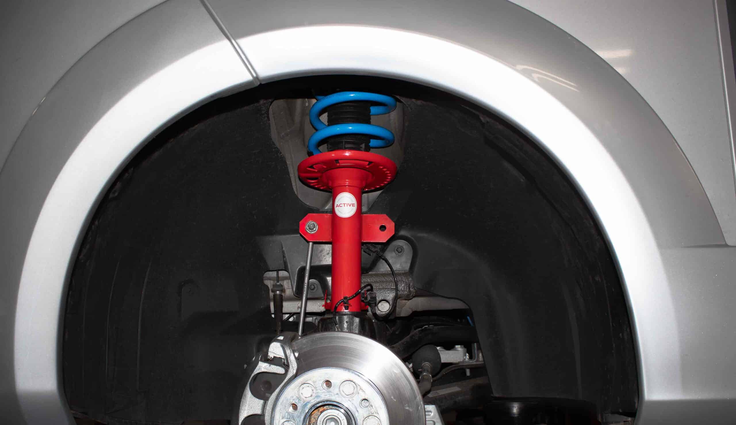 MAD Special Duty Kit Reinforeced main spring 8 system front on car