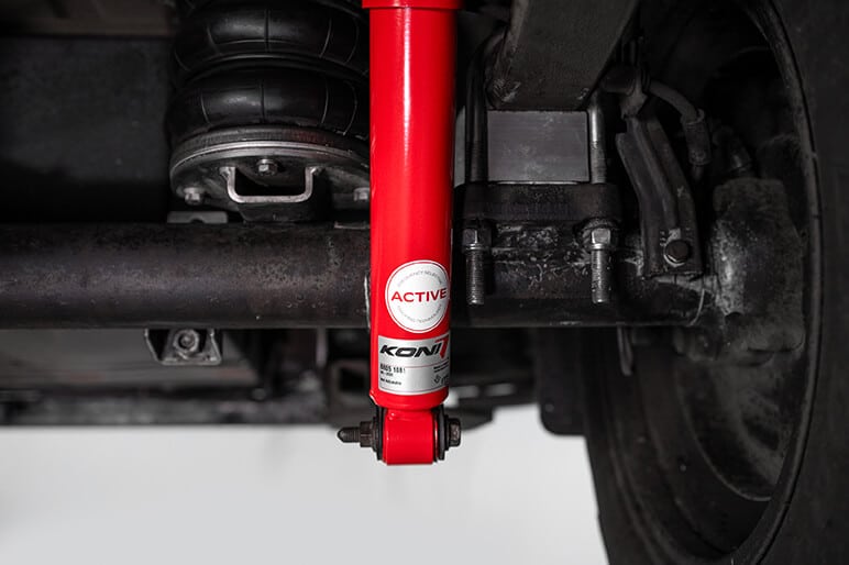 KONI Special ACTIVE Shock Absorbers mounted on a vehicle